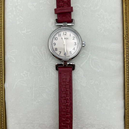 Timex Red Braided Strap Watch