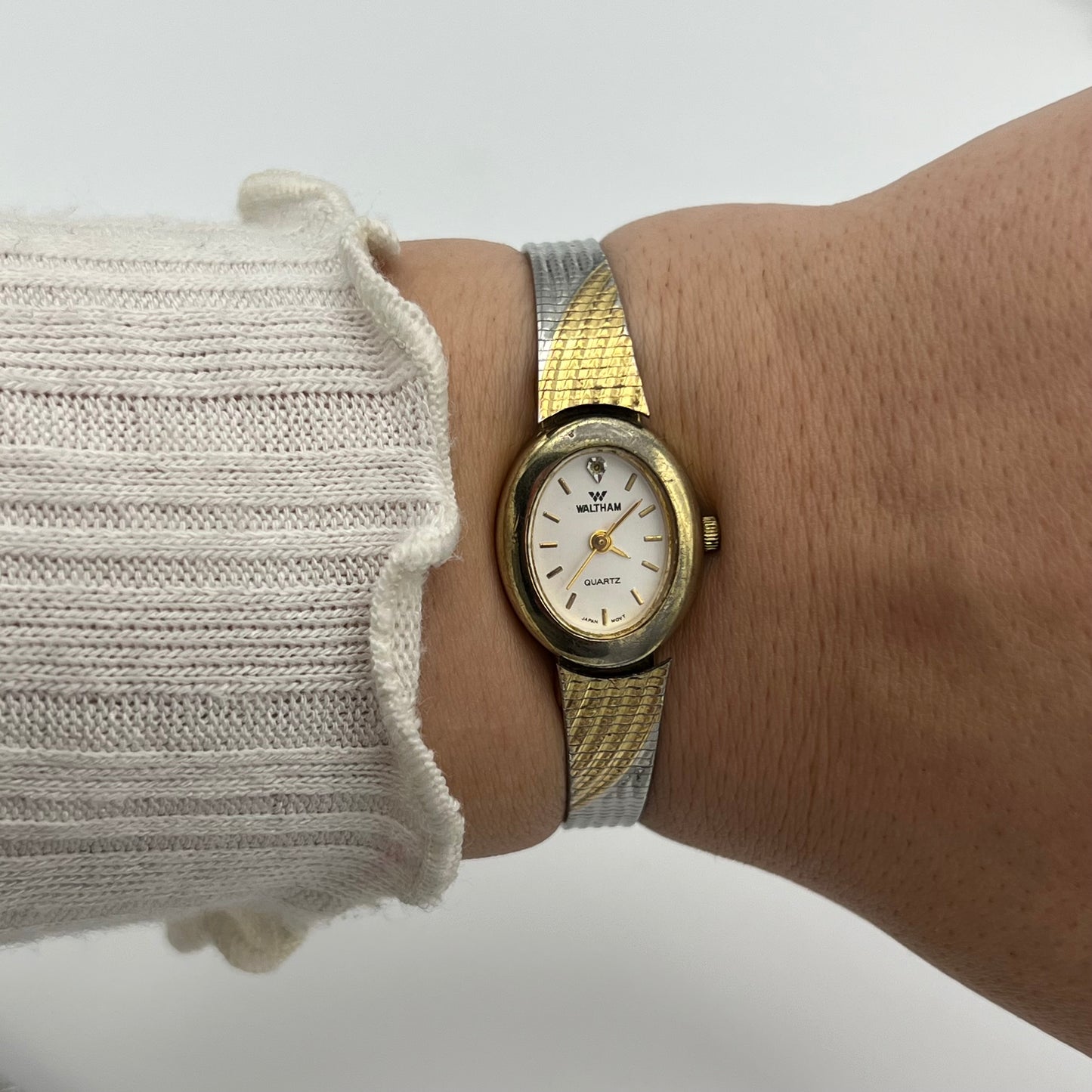 🩶💛 Unique Two-Toned Watch