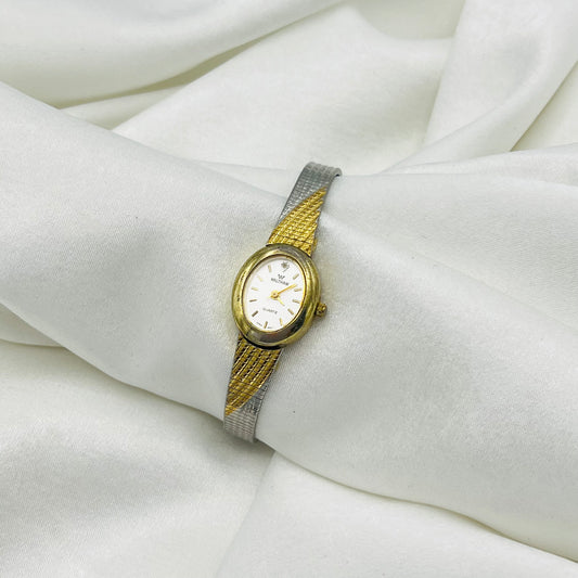 🩶💛 Unique Two-Toned Watch