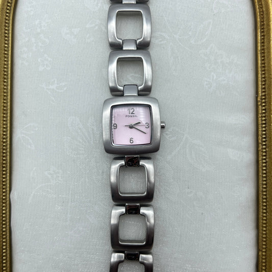 Baby Pink Dial Fossil Watch