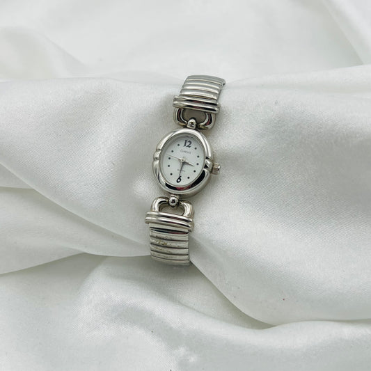 Carriage by Timex Silver-Toned Watch