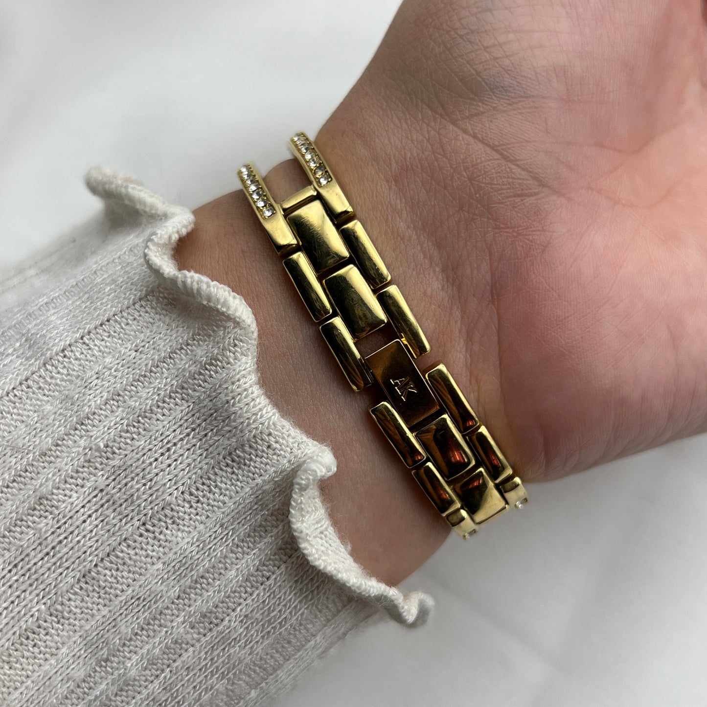 Elegant Anne Klein Diamanté Watch
