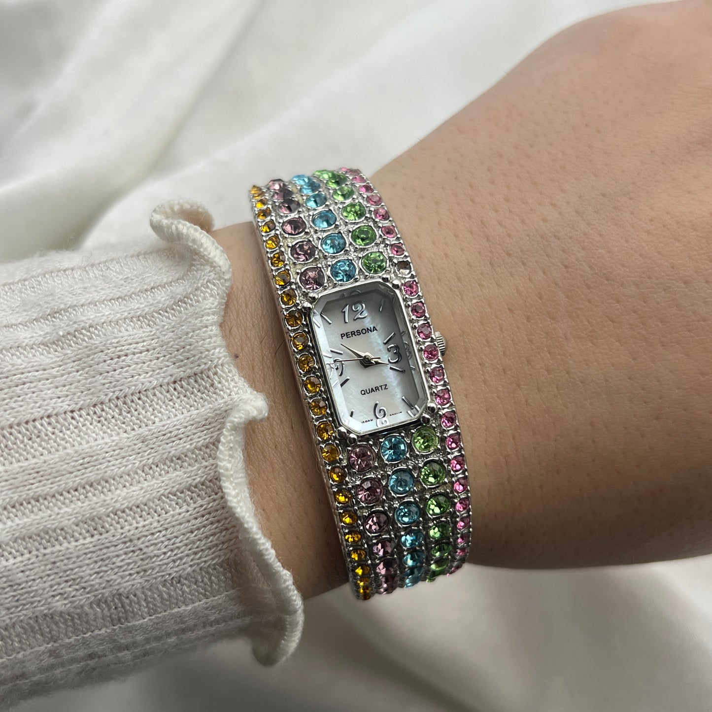 Colorful Gemstone Watch