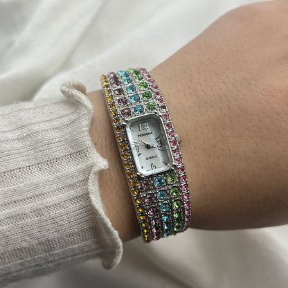 Colorful Gemstone Watch