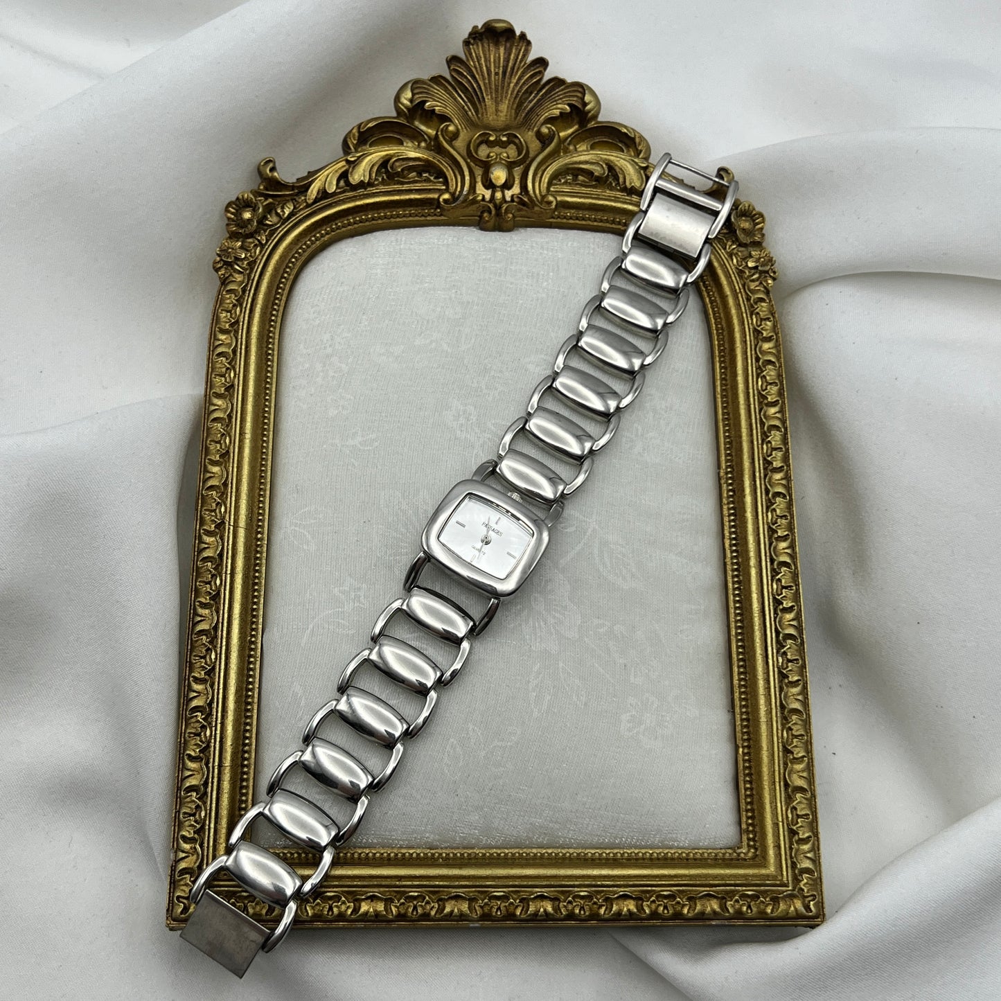 Unique Silver-Tone Watch