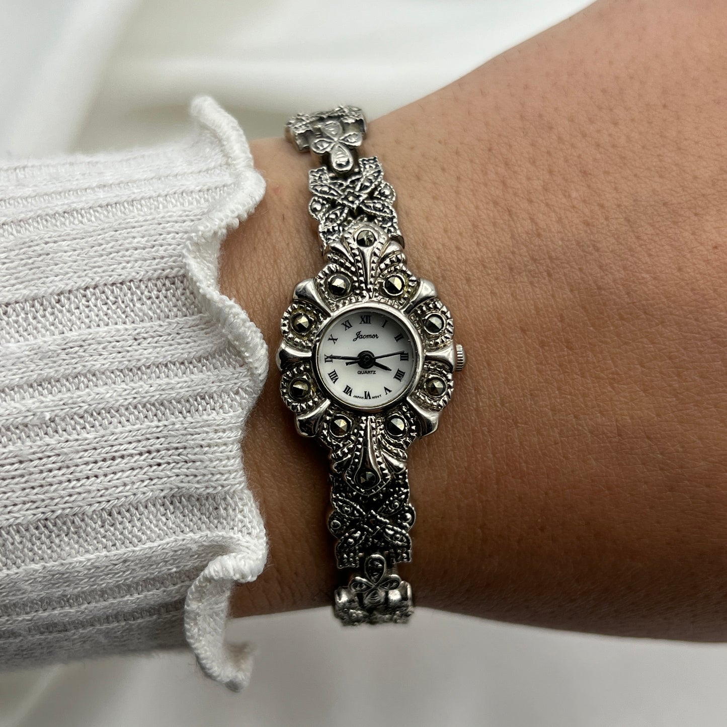 Art Deco Silver-Tone Watch