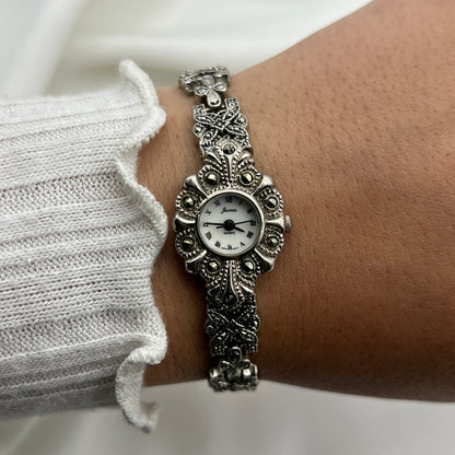 Art Deco Silver-Tone Watch