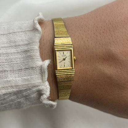Elegant Dainty Citizen Tank Watch