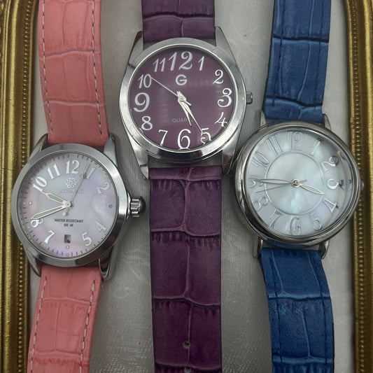 Colorful Leather Watches