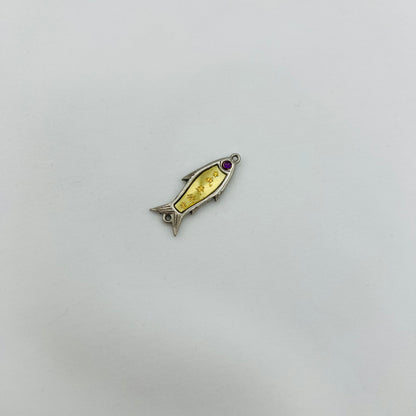 Reversible Colored Fish Charm