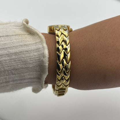 Diamanté Gold-Toned Watch