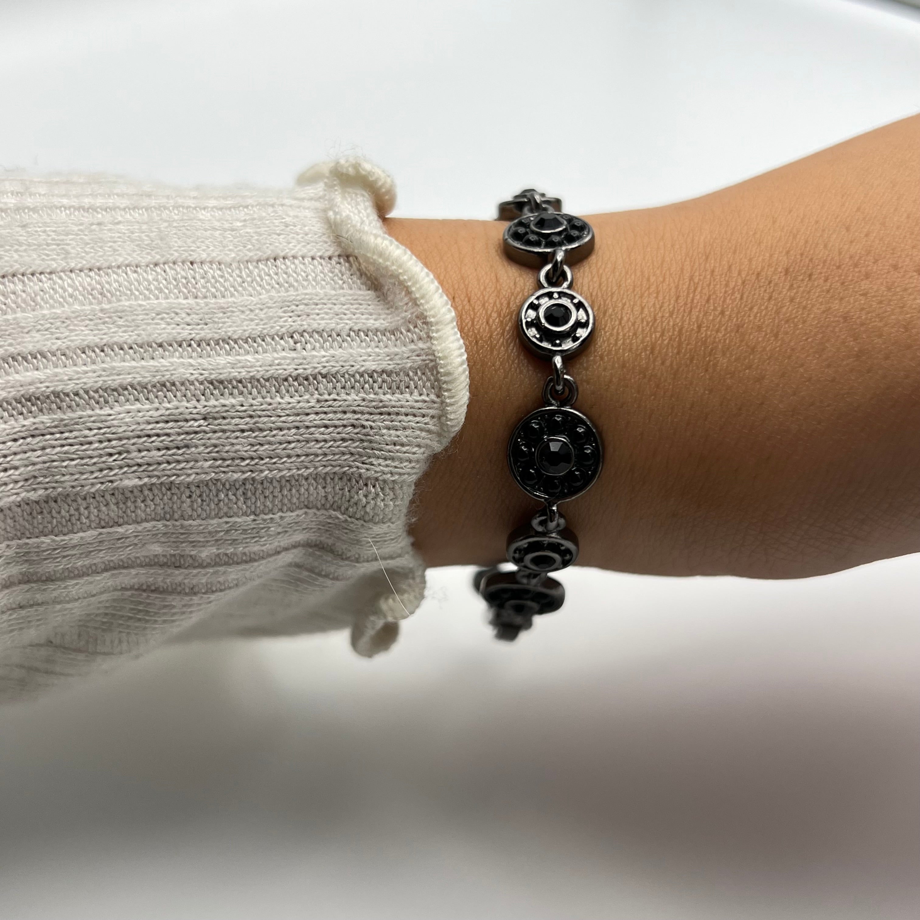 🖤 Black Diamanté Bracelet