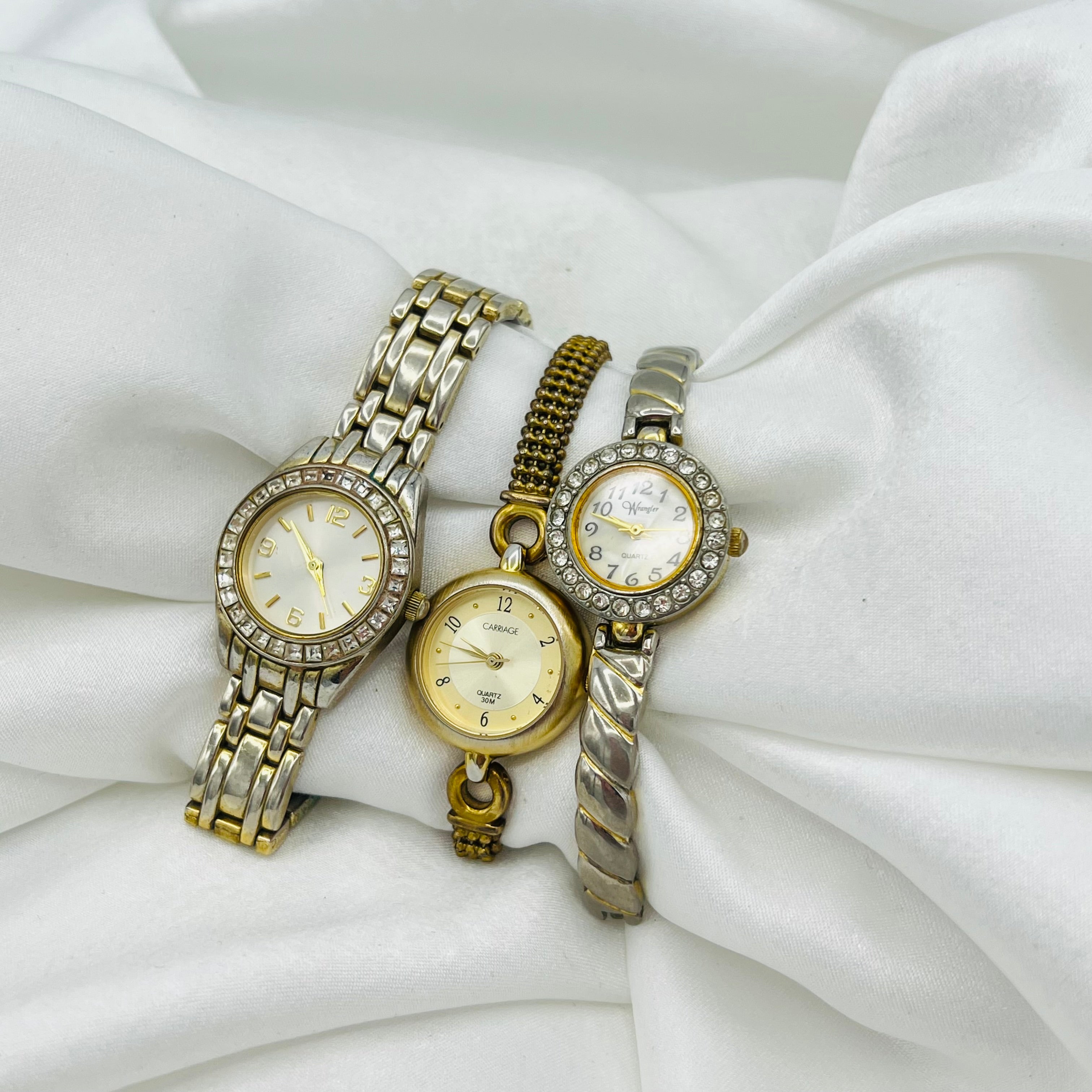 ✨ Gold-Toned Watch Bundle of 3