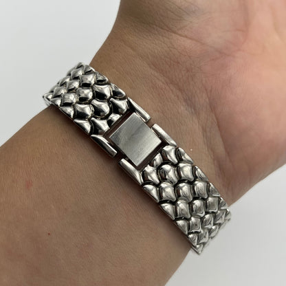 Silver-Toned Diamanté Flower Watch