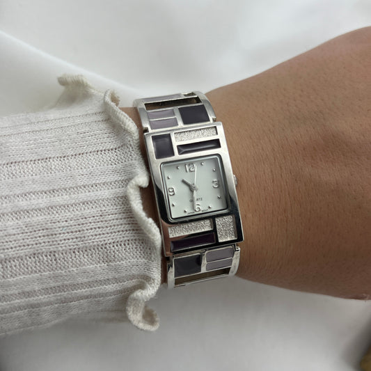 Geometric Purple Watch