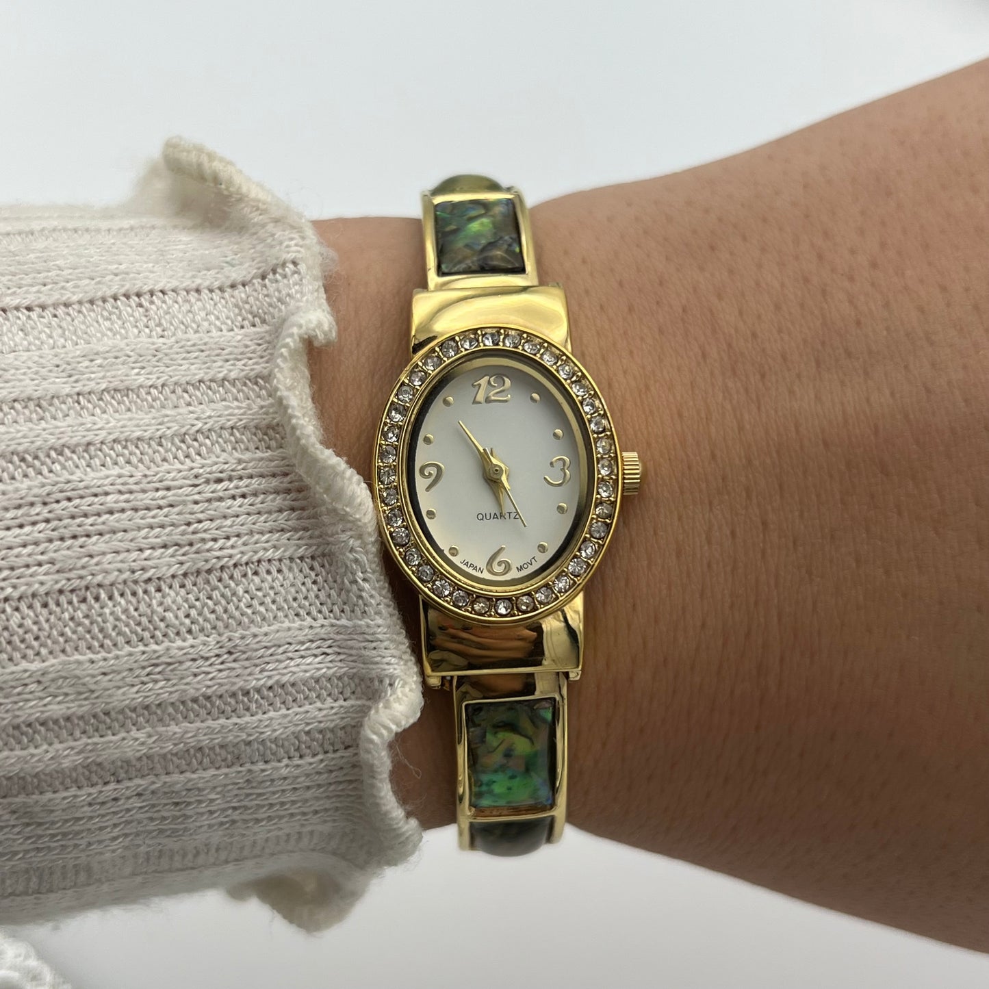 Dainty Abalone Diamante Watch