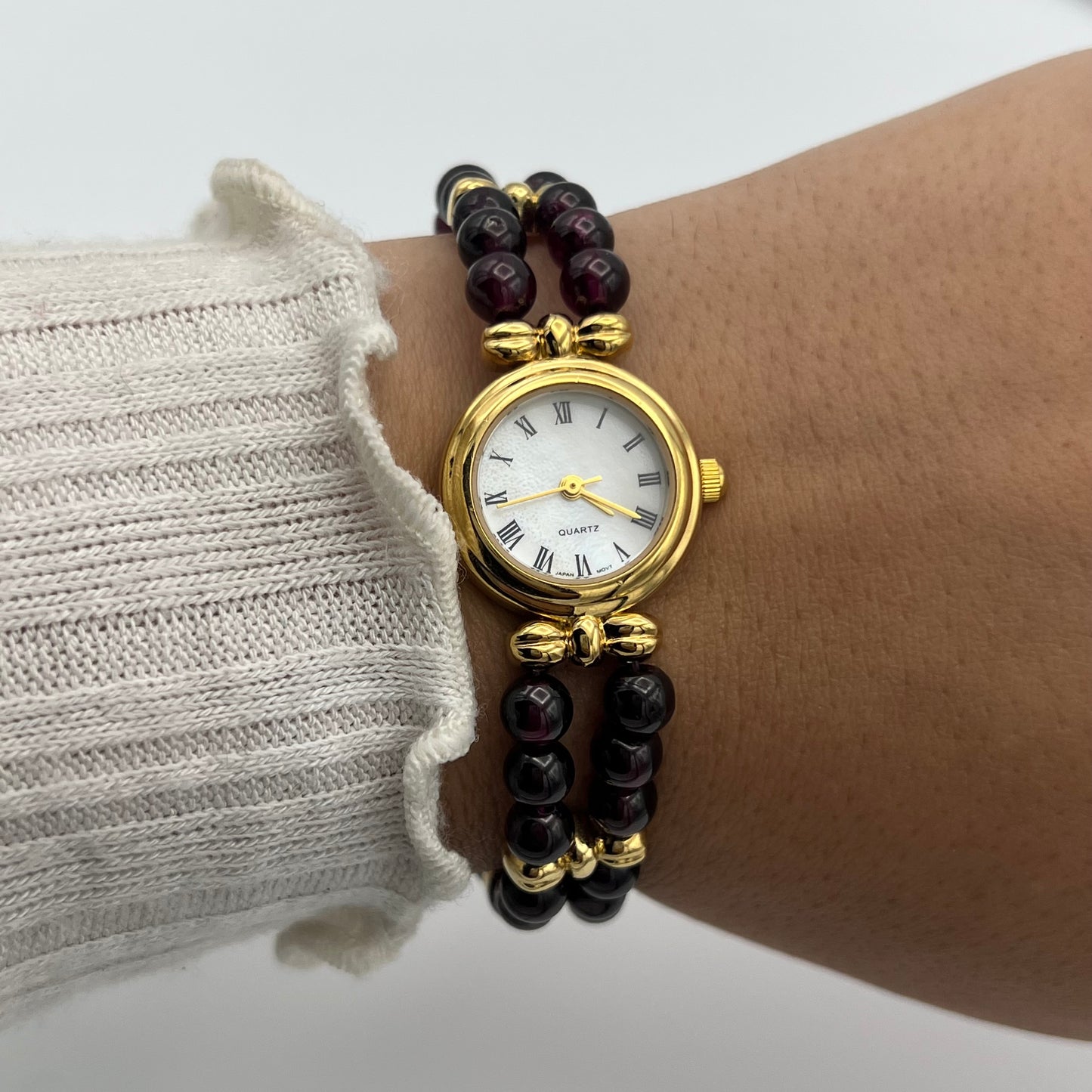 Amethyst-Toned Watch