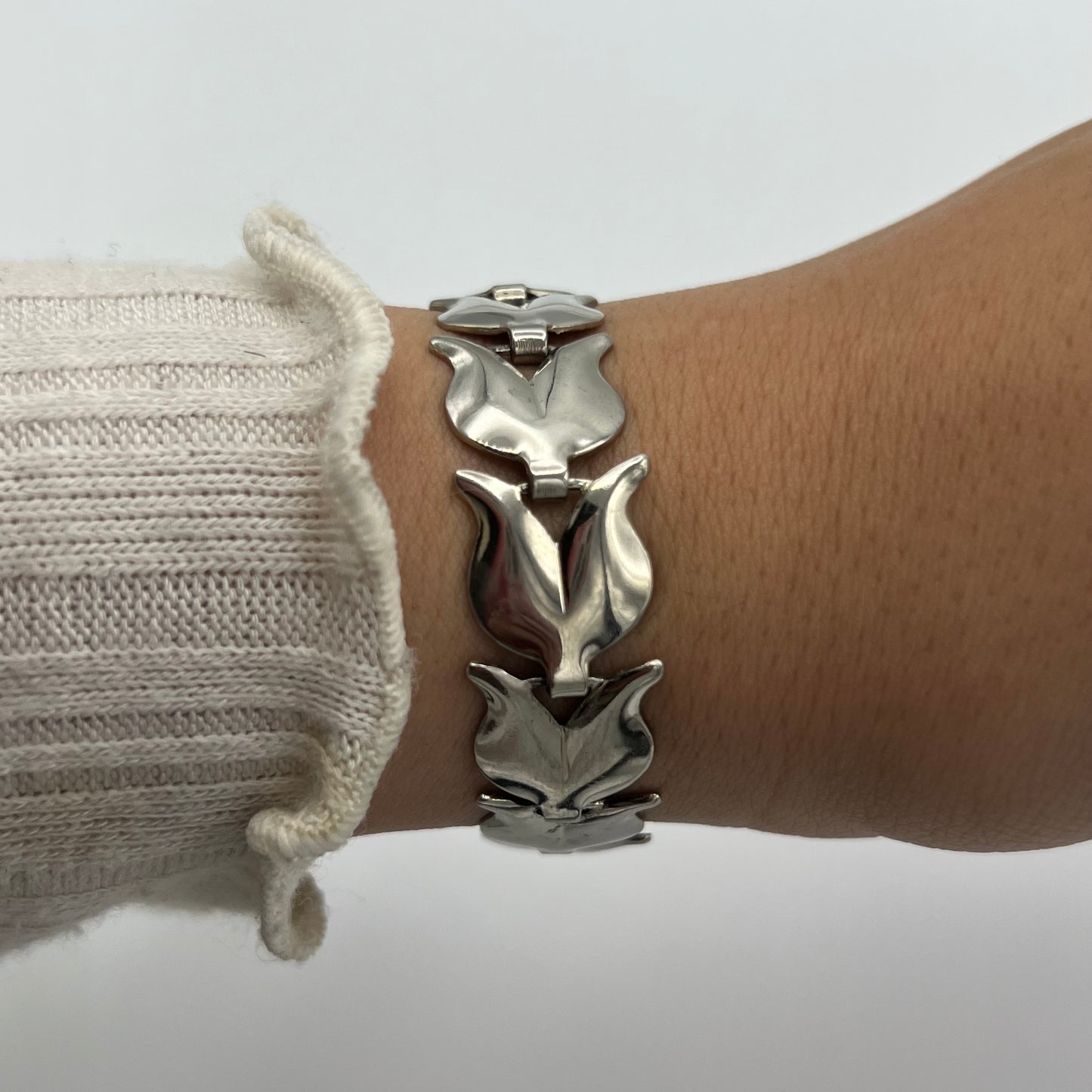 Cute Silver-Toned Bracelet