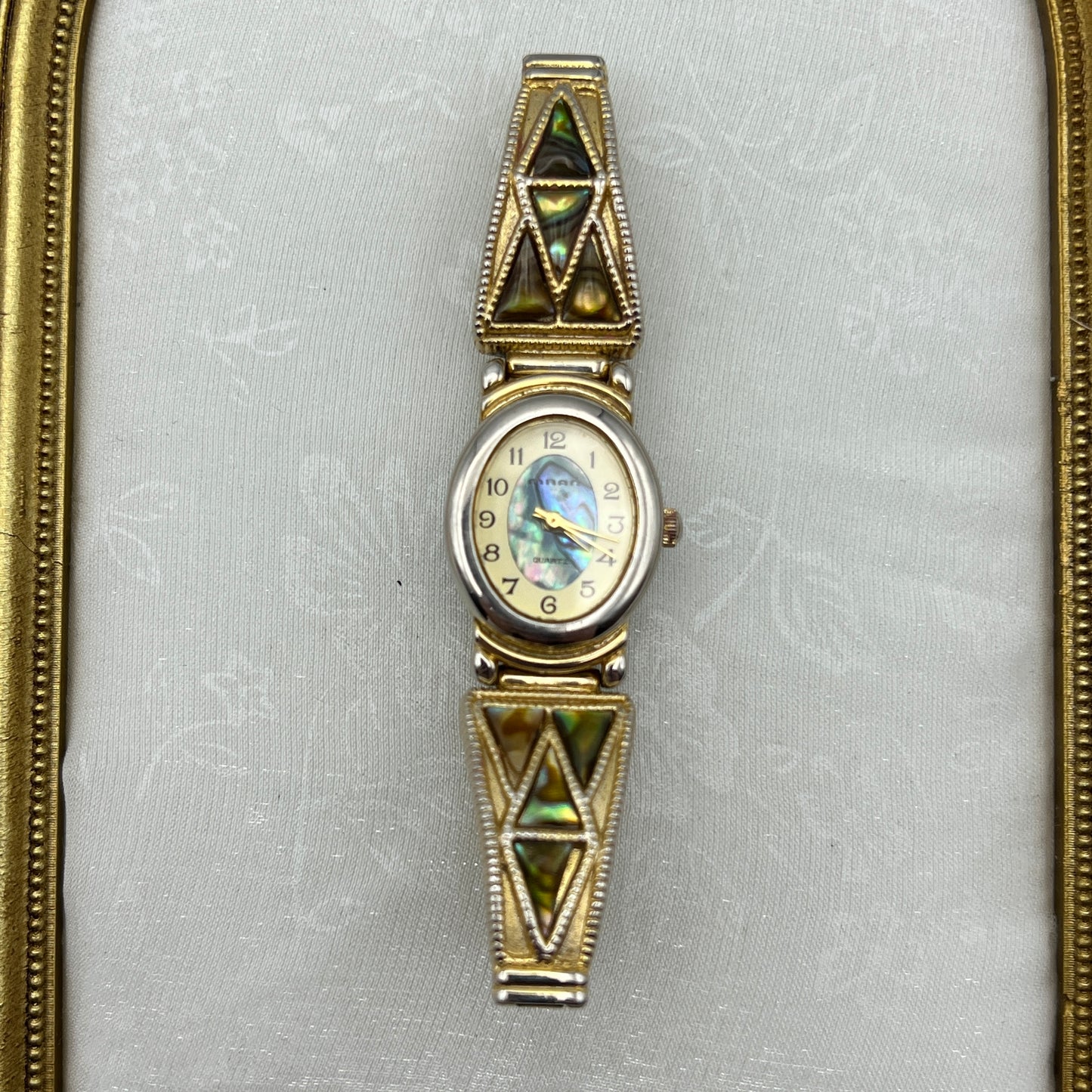 Triangle Golden Abalone Watch