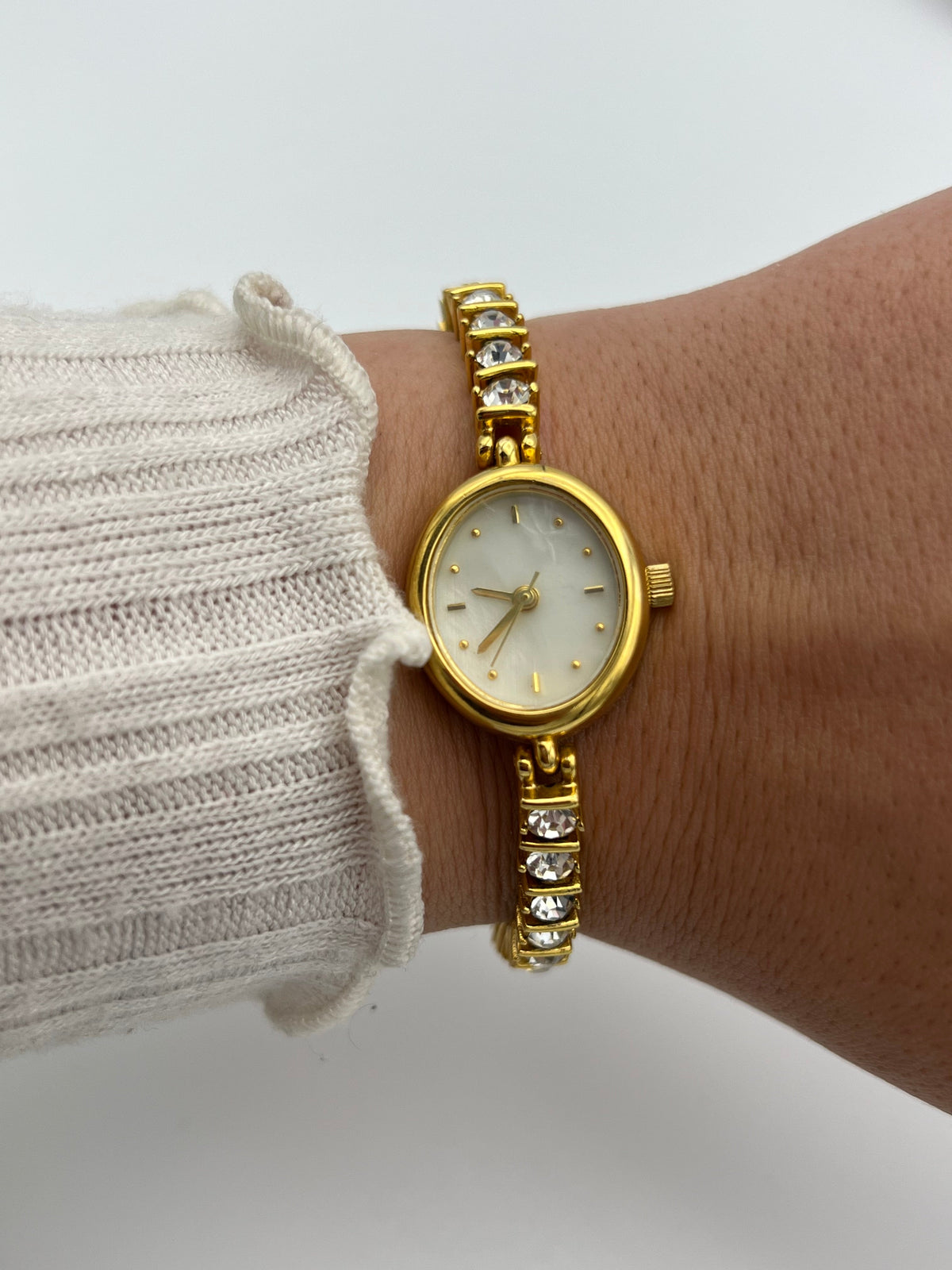 Diamanté Tennis Bracelet Watch
