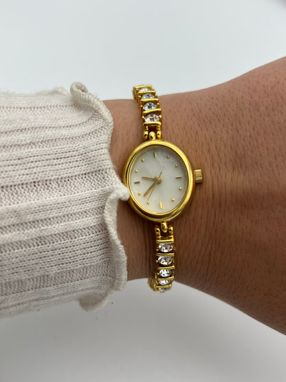 Diamanté Tennis Bracelet Watch