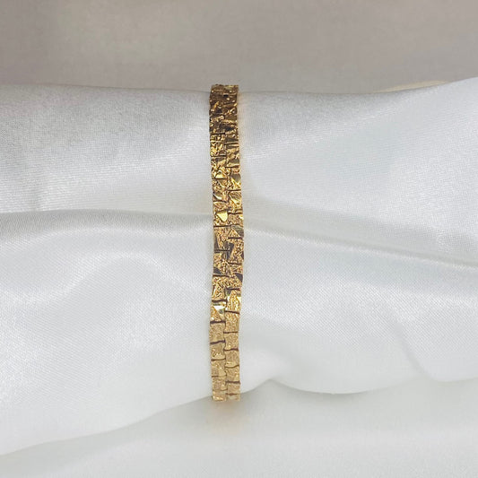 Gold Nugget Style Bracelet