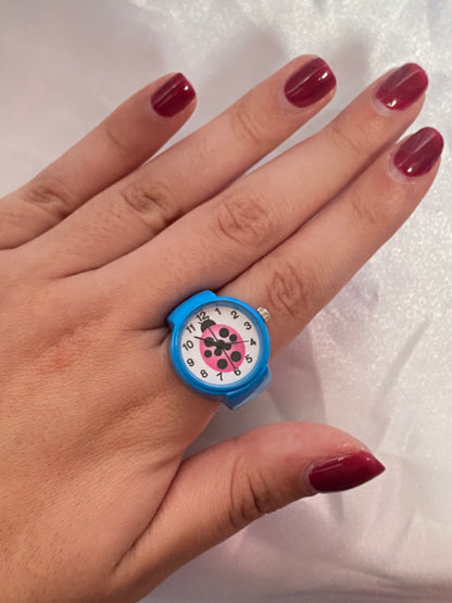 🐞 WORKING - Lady Bug Watch Ring
