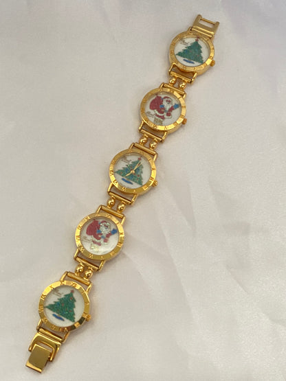 🎄 Holiday Gold Watch