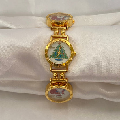 🎄 Holiday Gold Watch