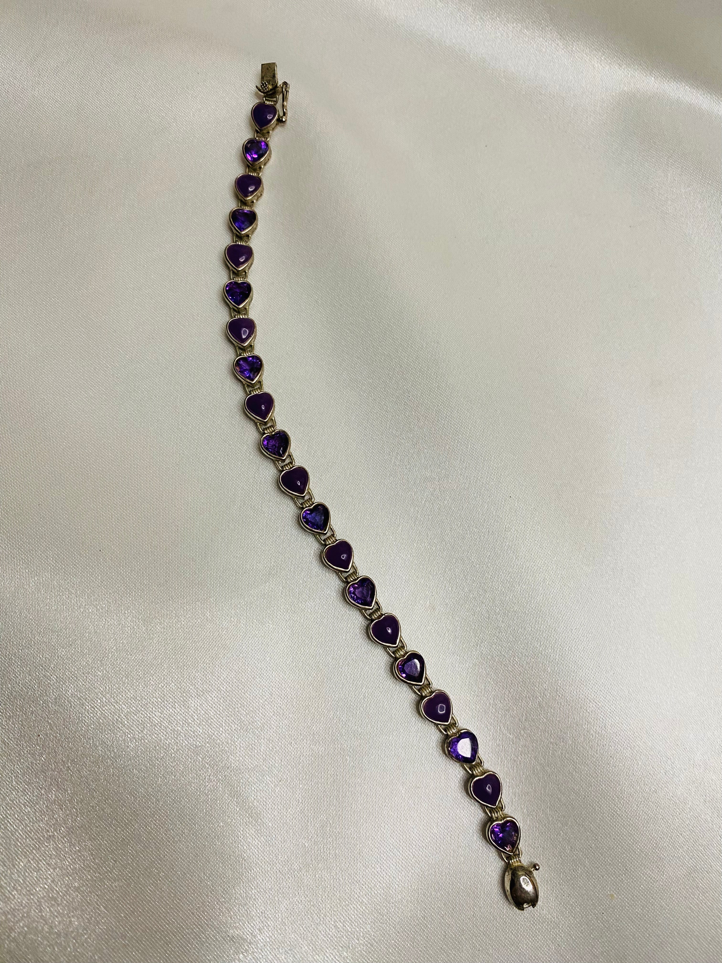 💜 Purple Heart Bracelet