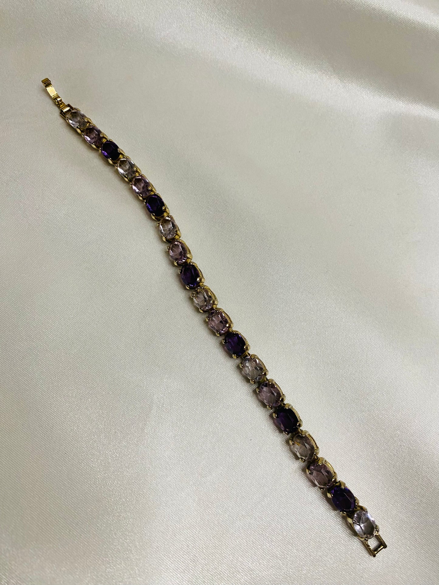 💜 Purple Gemstone Bracelet