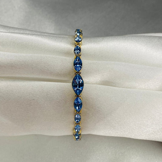 💙 Baby Blue Gemstone Bracelet