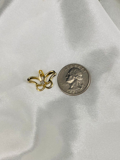 Gold Butterfly Charm