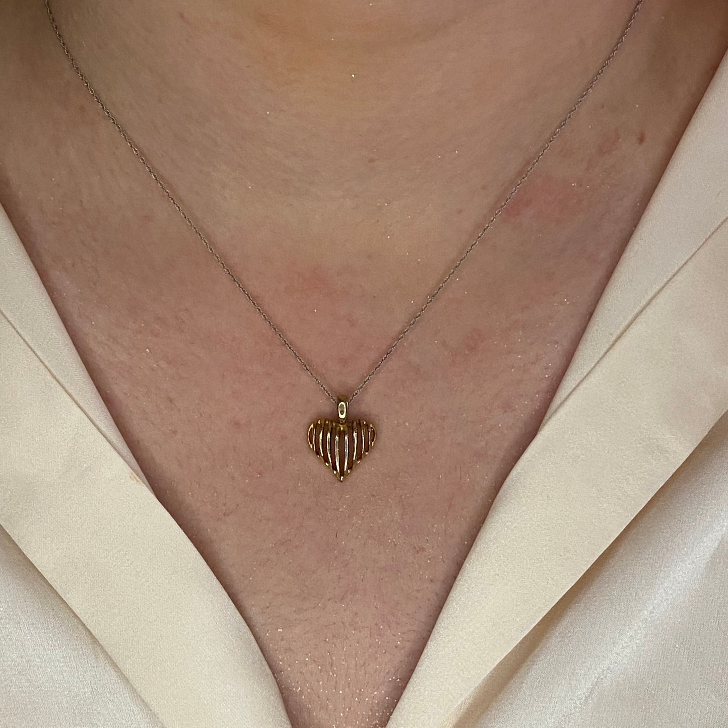 Gold-Toned Heart Pendant