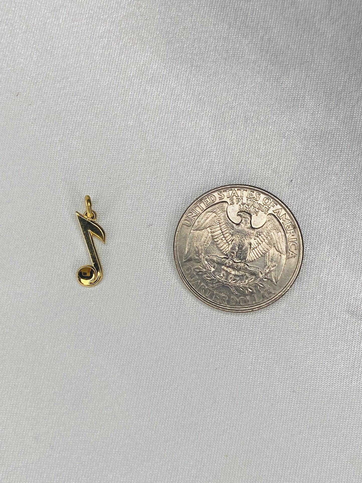 1/20 12k Gold Filled Music Note Pendant