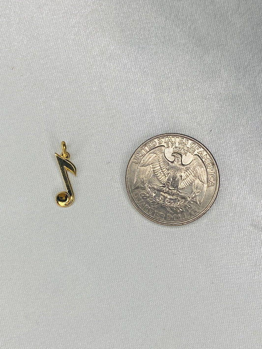 1/20 12k Gold Filled Music Note Pendant