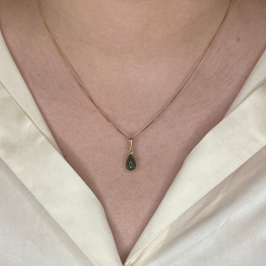1/20 12k Gold Filled Jade Pendant