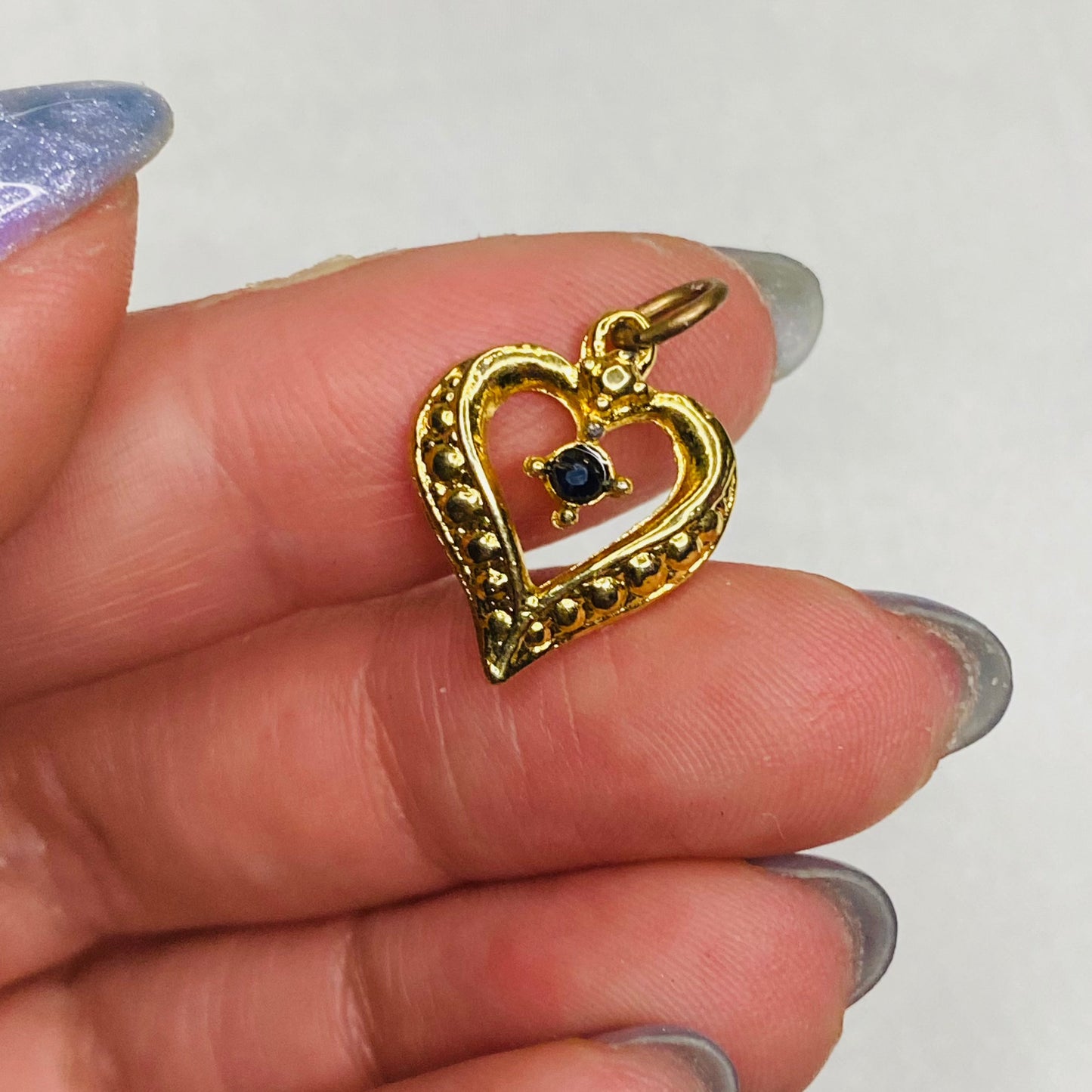 Intricate Detailed Heart Pendant
