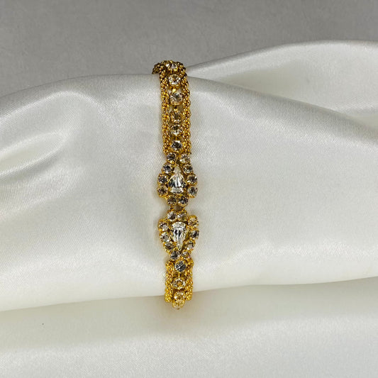 Gold Diamanté Bracelet
