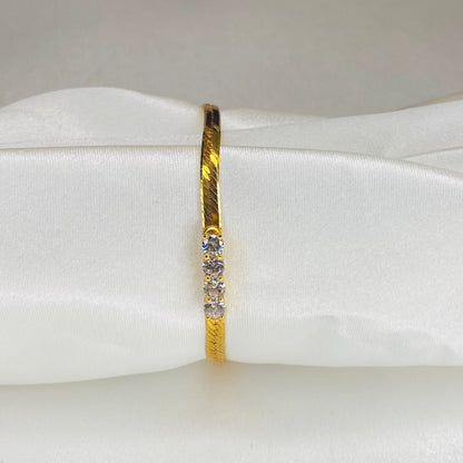Gold Diamanté Bracelet